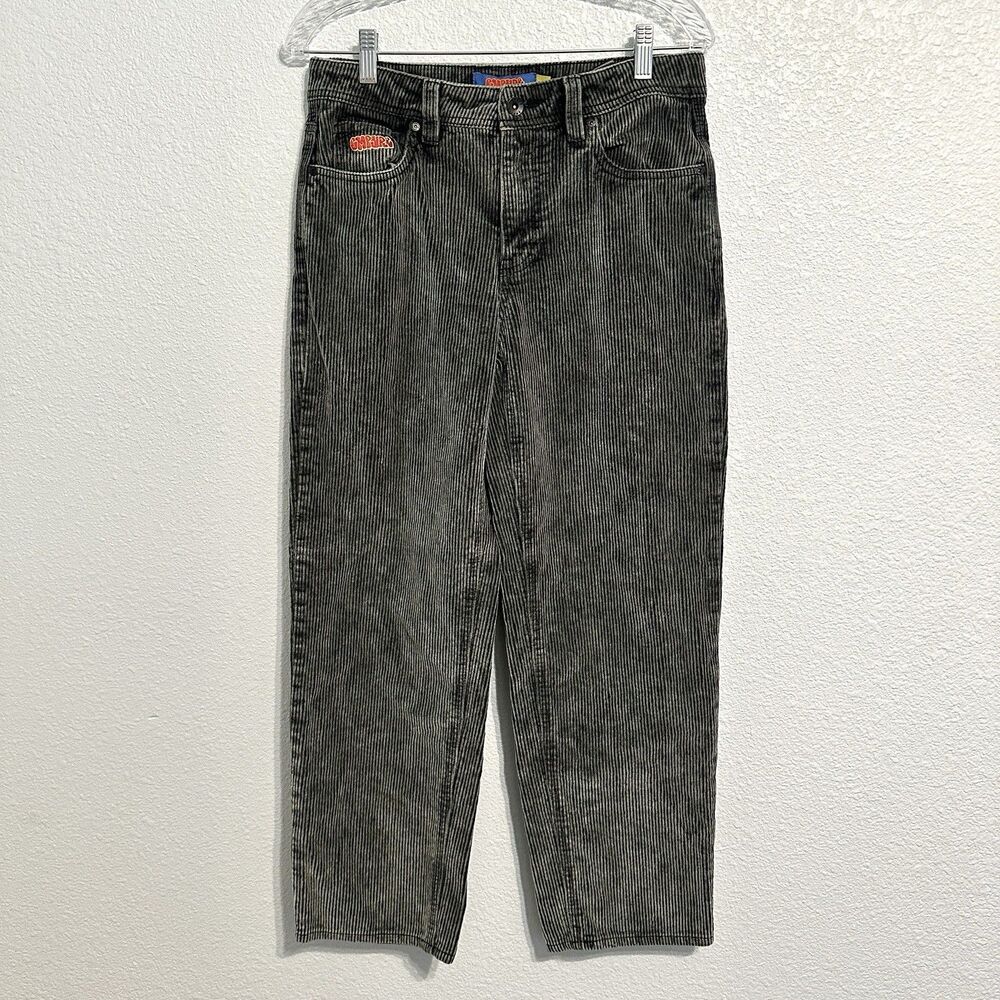 Empyre Pants Mens 27 Black Acid Wash Skater Hip Hop Streetwear Belt Loops Logo
